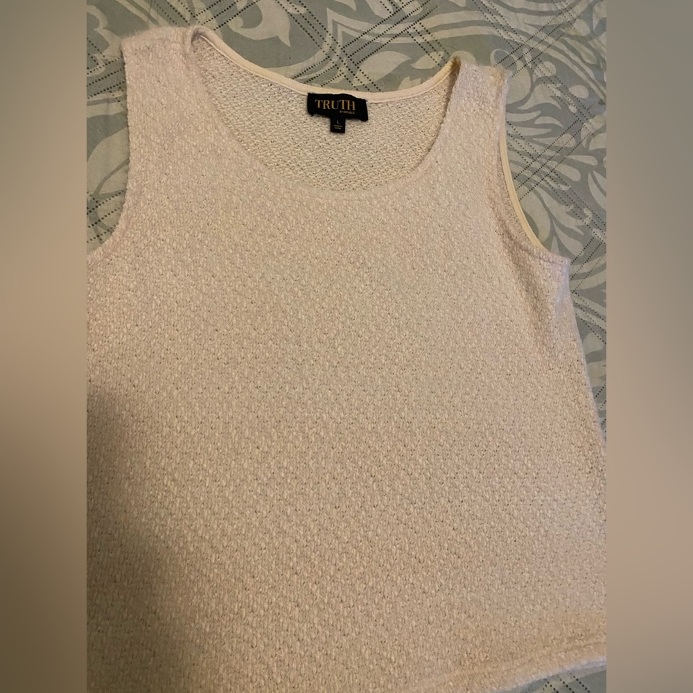 Truth By Republic Tank top, NWOT, ivory
